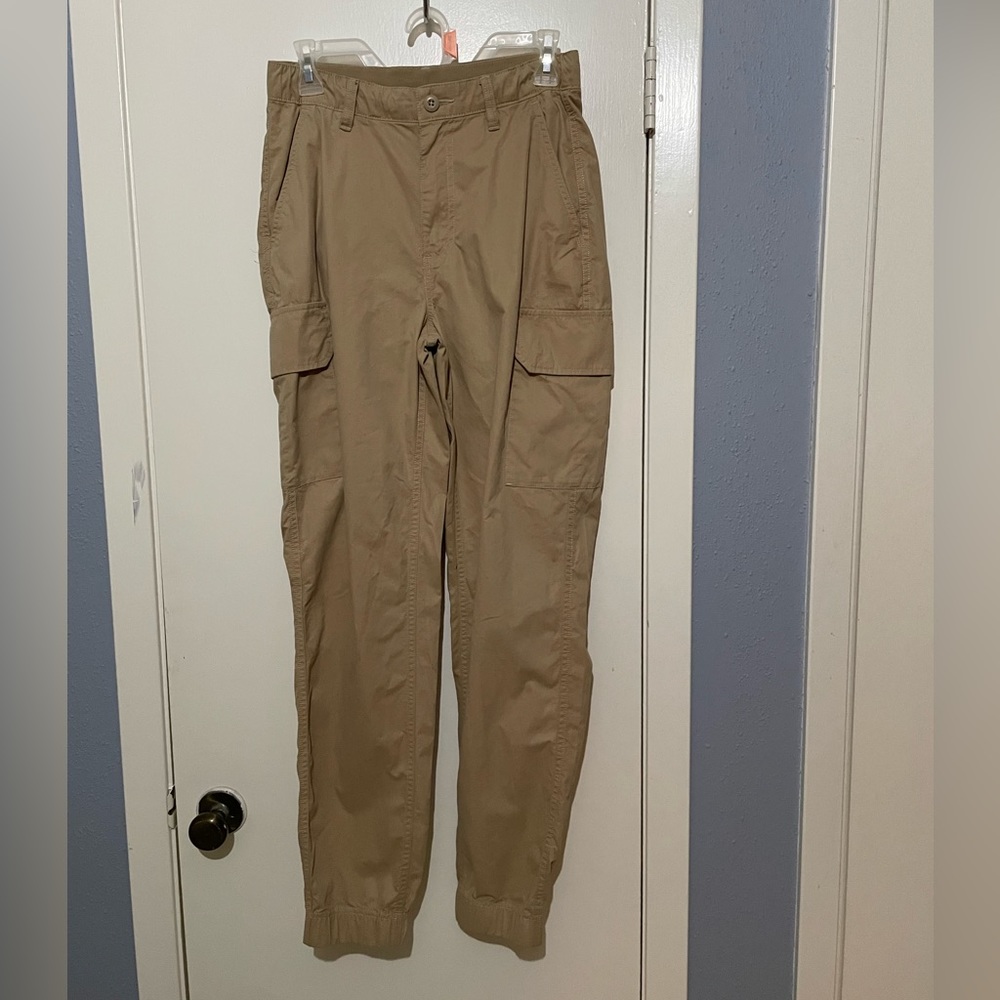 Khaki jogger pants